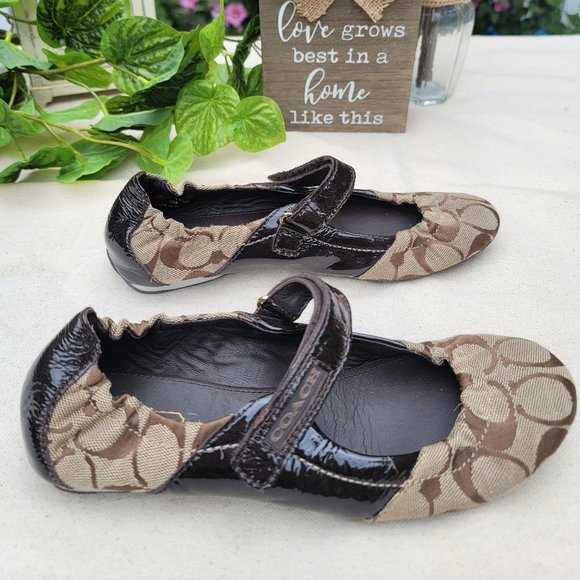 Coach Caryl Sig (Mary Jane Style) Size 6.5B - Picture 4 of 7